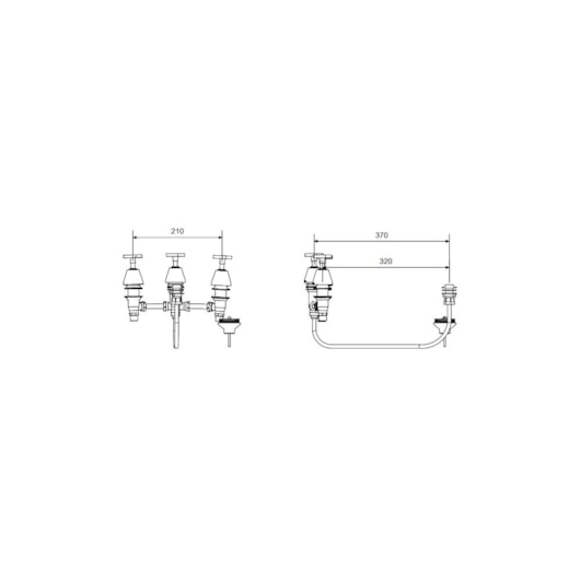 Misturador Para Bidê 1895 C22 1/4 Volta Nya Cromado Meber - Imagem principal - 51ca54f3-772f-4b09-9dd7-73d6c30d9c04