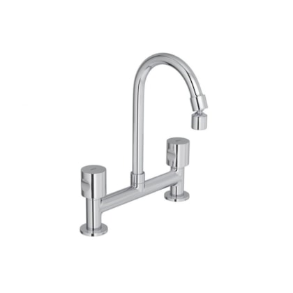 Misturador Para Cozinha De Mesa Aspen Bica Alta 1256 Cromada Deca