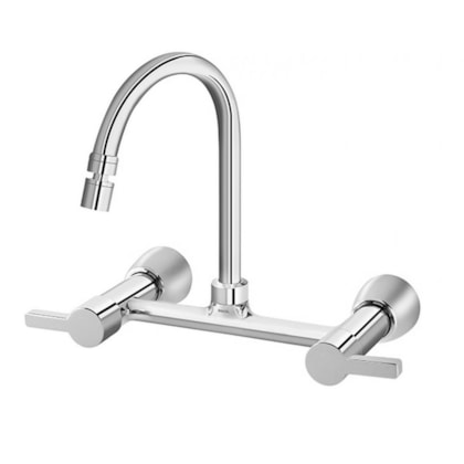 Misturador Para Cozinha De Parede Chess Bica Alta 1/2