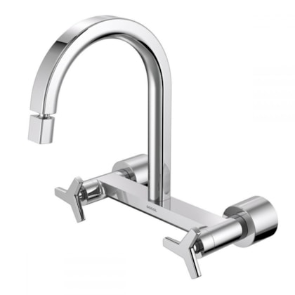 Misturador Para Cozinha De Parede City Cromada Docol