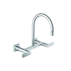 Misturador Para Cozinha De Parede Just Cromado Deca