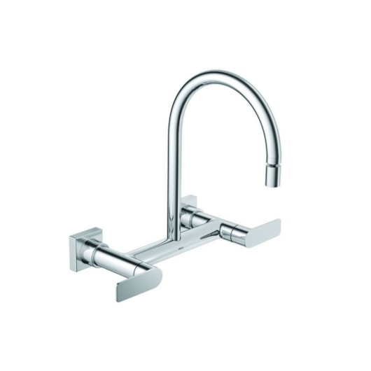 Misturador Para Cozinha De Parede Just Cromado Deca - Imagem principal - 74e83266-7524-44a2-8517-5f0c49949bd5