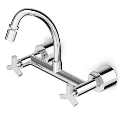 Misturador Para Cozinha De Parede Up Cromada Celite