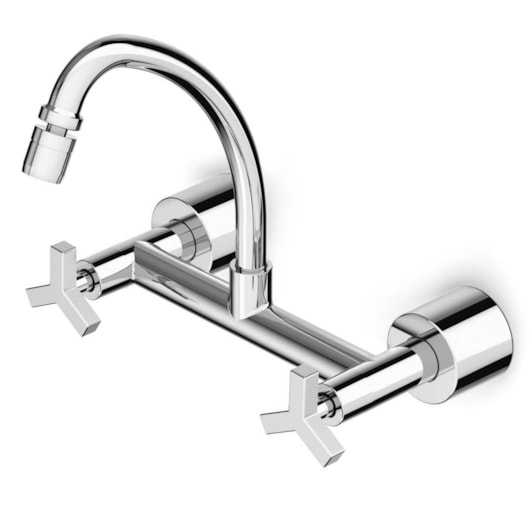 Misturador Para Cozinha De Parede Up Cromada Celite - Imagem principal - 13ef35dc-ff33-409c-9b06-bc9ac8e75a86