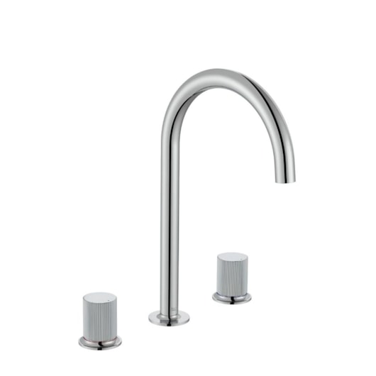Misturador Para Lavatório 3 furos Nu Cromado Roca - Imagem principal - 5c43ac5b-8d51-4a51-aa85-12af13d1d7f3