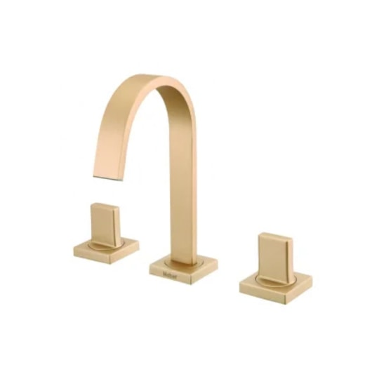 Misturador Para Lavatório de Mesa Bica Alta Axiom Slim 1878 52 Dourado Matte Meber - Imagem principal - 38800126-e16f-4c41-b297-f34e93c7b194