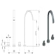 Misturador Para Lavatório De Mesa Bica Alta Com Válvula Flow Preto Matte Celite - 0b865bf8-f984-47b9-8b81-1bbde51c9efa