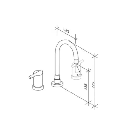 Misturador Para Lavatório De Mesa Bica Alta Gioia Cromado Fabrimar - Imagem principal - b2fc1721-6051-42c1-b7f0-18b8aa00f118