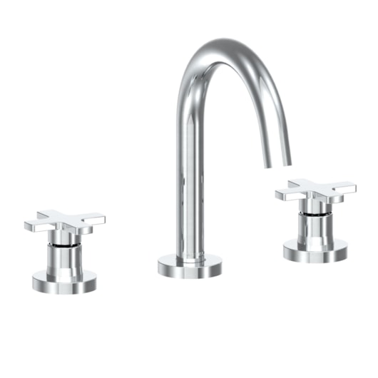 Misturador Para Lavatório De Mesa Bica Alta Nova Ella Cross Cromado Fabrimar DN15 - Imagem principal - 017785ab-93c6-4ec2-ae9f-2621775377d9