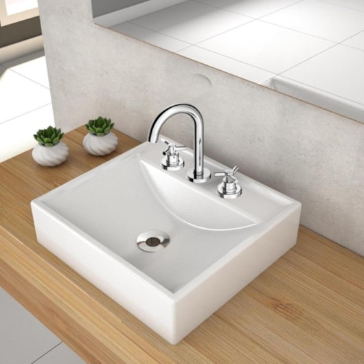 Misturador para Lavatório de Mesa Bica Alta One Cromado Celite - Imagem principal - 09b24e27-4ca4-4913-8e05-002444097dfc