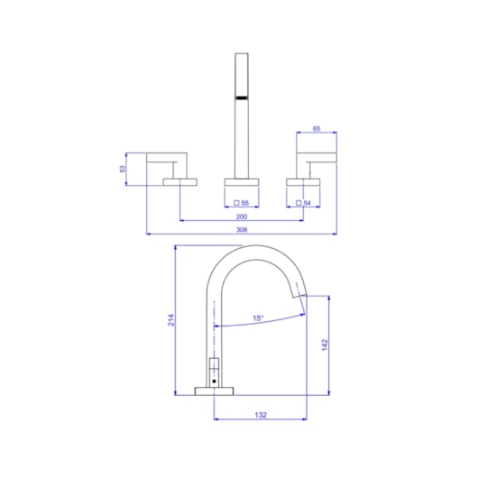 Misturador Para Lavatório De Mesa Bica Alta Soul 1877 Cromado Deca - Imagem principal - 87a4bb98-df79-4979-be1e-7acbed5c5f36