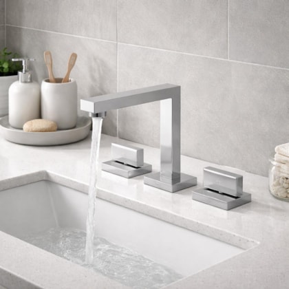 Misturador Para Lavatório De Mesa Dream Bica Alta Cromado Deca