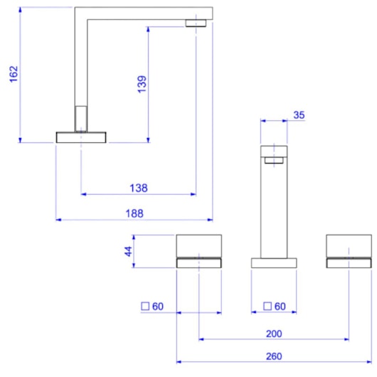 Misturador Para Lavatório De Mesa Dream Bica Alta Cromado Deca - Imagem principal - d50e817e-3649-4c68-b601-eee1ad7cee1c