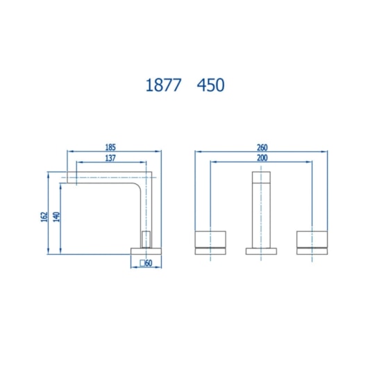 Misturador Para Lavatório De Mesa Horus 450 Bica Alta Preto Fosco Fani - Imagem principal - 28cb6315-156c-437d-86ca-6ec28f1aac45