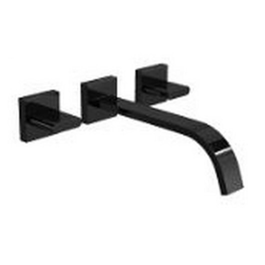 Misturador Para Lavatório De Parede Bica Baixa Polo Black Noir Deca - Imagem principal - 65f43f11-4d0b-4963-9652-4584068c337c