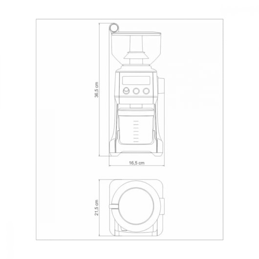 Moedor De Café Breville Express 127V Inox Tramontina - Imagem principal - b3e73959-1d96-44c6-84a0-474283a7ef8a