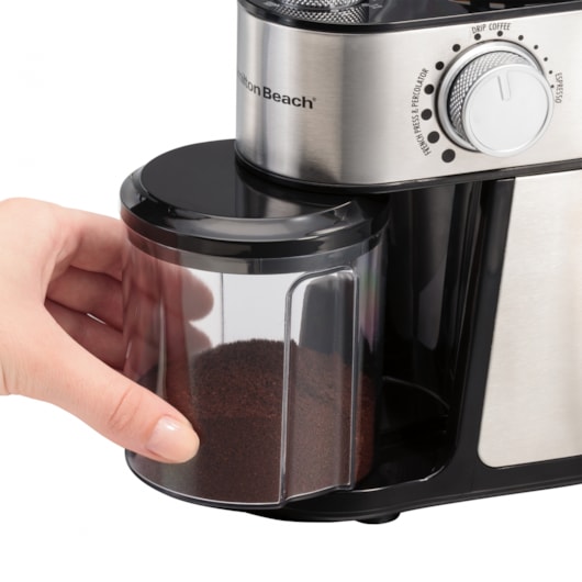 Moedor De Café Plus 220V Cinza Hamilton Beach - Imagem principal - b4661cd7-f8ee-494d-9a01-7b57a95cddae