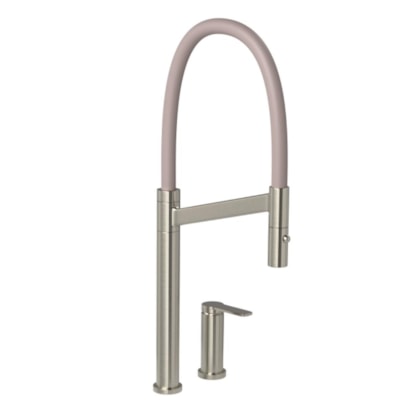 Monocomando De Mesa Para Cozinha Bica Alta Colore Inox E Fendi Deca