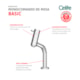 Monocomando De Mesa Para Lavatório Bica Baixa Basic Cromado Celite - 84f2d2ec-673b-492f-bae4-90bb8983de42