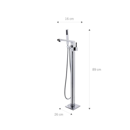 Monocomando De Piso Modelo 1 Astra - Imagem principal - d1c35321-fec1-463e-8061-7cde140046e9