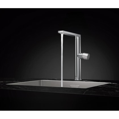 Monocomando Design Collection Tower Side Em Aço Inox Com Acabamento Acetinado Tramontina