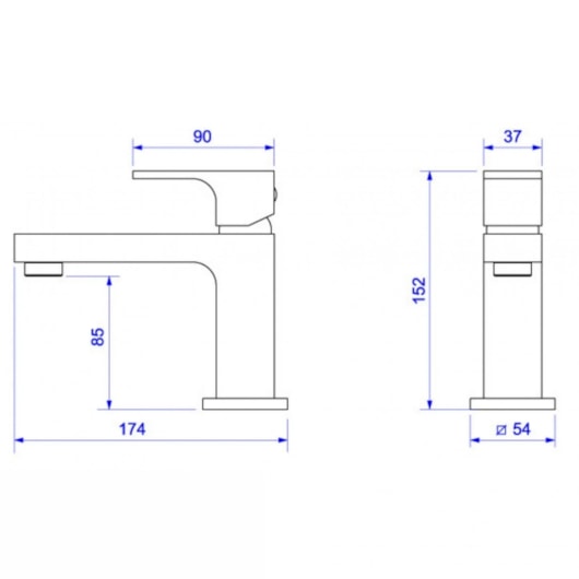 Monocomando Lavatório De Mesa Unic 2875 Bica Baixa Cromado Deca - Imagem principal - 2473a967-a244-4d41-9039-4ae2f3bda8f7