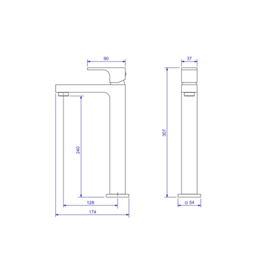  Monocomando Lavatório De Mesa Unic 2885 Bica Alta Cromado Deca - Imagem principal - 8565a471-2145-45ef-991b-96c2040a7d60