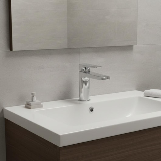 Monocomando Noronha para Lavatório de Mesa Bica Baixa Cromado Celite - Imagem principal - e9131008-759c-45e9-ae91-2b3535fd020d