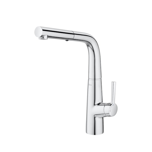 Monocomando Para Cozinha De Mesa Bica Extraível 90° Syra Cromado Roca - Imagem principal - 9925565b-81ba-4de9-9e8d-838eb02ceaa3