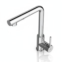 Monocomando Para Cozinha De Mesa Bica L Pratica Cromado Celite