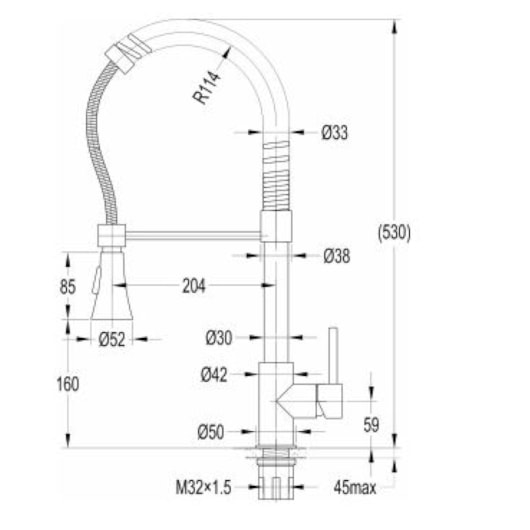Monocomando Para Cozinha De Mesa Bica Móvel Gourmet Cromado Celite - Imagem principal - 1b02e0b0-ac7f-4095-870e-8a6cacb4e457