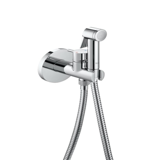 Monocomando Para Ducha Higiênica Sem Derivação Be Fresh Cromado Roca - Imagem principal - 9b0f7e4e-b432-4f78-bc8b-9b4d232d0298