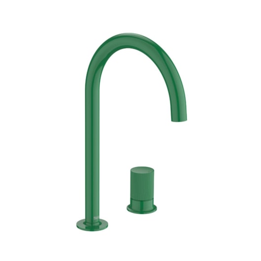 Monocomando Para Lavatório De Mesa 2 Furos Stripes Nu Mint Green Roca - Imagem principal - b099f6ef-c714-44ba-99f4-b74f6e37b7ec
