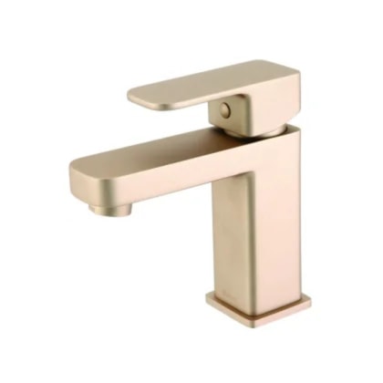 Monocomando Para Lavatório De Mesa 2875  52 Dourado Matte Meber