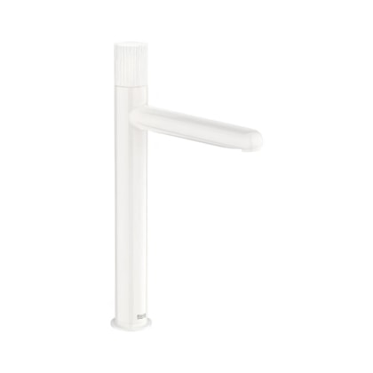 Monocomando Para Lavatório de Mesa Bica Alta Nu Glossy White Roca