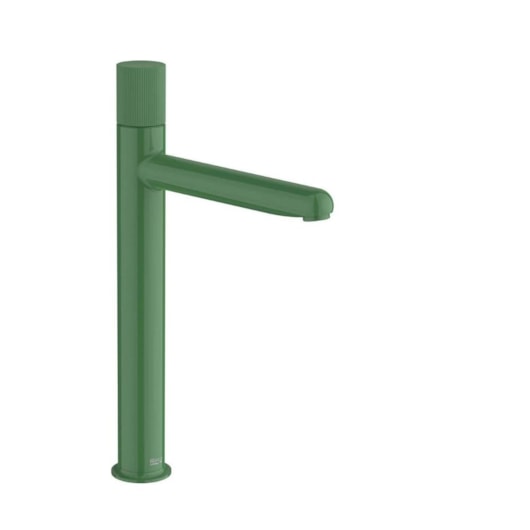 Monocomando Para Lavatório de Mesa Bica Alta Nu Mint Green Roca - Imagem principal - 8381c5e0-6c1d-46b9-8c94-215333d7f8b4