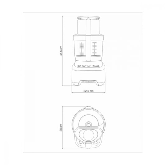 Multiprocessador Slice Pro Breville 220V Inox Tramontina - Imagem principal - 2cd7357f-c276-4e3c-bde3-c4e5f33b9dfd