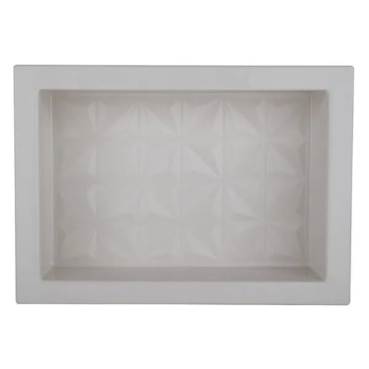 Nicho De Embutir De Plástico Fibra Vidro 3D Astra 30x45x10cm - Imagem principal - eb6cdfc5-2363-4f20-ba3b-a85ef381104d