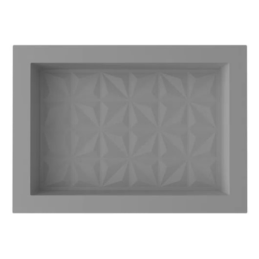 Nicho De Embutir De Plástico Fibra Vidro 3D  Astra 30x45x10cm - Imagem principal - 0bf81036-5856-4b6e-8e2b-90f71e341264