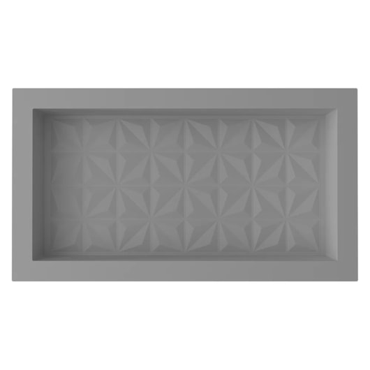 Nicho De Embutir De Plástico Fibra Vidro 3D Astra 30x60x10cm - Imagem principal - 20f1717c-782d-42fa-9884-6132bb96b859