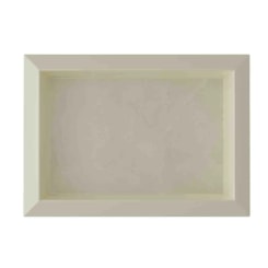Nicho De Embutir De Plástico Fibra Vidro 3D Bege Astra 30x45x10cm