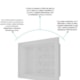 Nicho De Embutir De Plástico Fibra Vidro 3D Branco Astra 30x30x10cm - 47ffd480-0de9-4fe4-8bed-3b045893965d