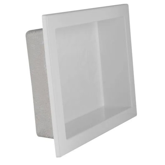 Nicho De Embutir De Plástico Fibra Vidro 3D Branco Astra 30x45x10cm - Imagem principal - e7307f3b-d1d8-46fd-be63-983a4fb2f0b9