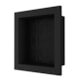 Nicho De Embutir De Plástico Fibra Vidro 3D Preto Fosco Astra 30x30x10cm - 210a1689-19a2-4dc3-bb43-8125416c148d