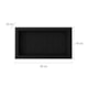 Nicho De Embutir De Plástico Fibra Vidro 3D Preto Fosco Astra 30x60x10cm - b27774ab-c01d-47d8-b97e-8b0c05e41d83