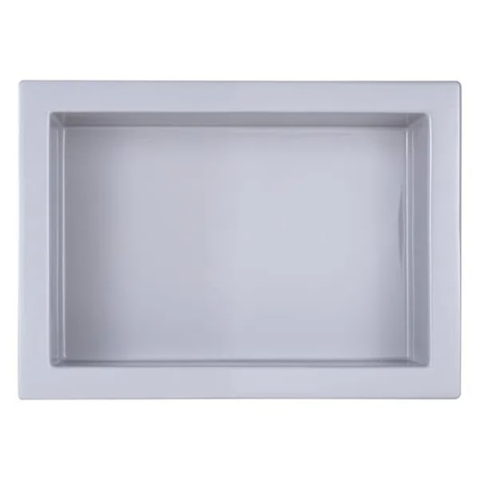 Nicho De Embutir De Plástico Fibra Vidro Cinza Astra 30x45x10cm - Imagem principal - 034a6f5d-015d-49e8-9d2c-b3787c638682