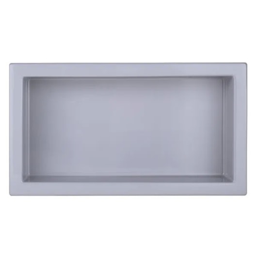 Nicho De Embutir De Plástico Fibra Vidro Cinza Astra 30x60x10cm - Imagem principal - efb2e407-c549-4a7f-88a8-bc7585b6c726