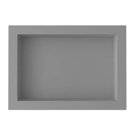 Nicho De Embutir De Plástico Fibra Vidro Pintado Cinza Fosco Astra 30x45x10cm - Imagem principal - 4be2c402-2b48-47f7-884b-34641d806bb2