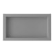 Nicho De Embutir De Plástico Fibra Vidro Pintado Cinza Fosco Astra 30x60x10cm - 217e66ff-f20d-4d0a-a5d8-fd49400ca7fe