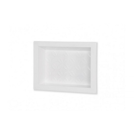 Nicho Marmore Sintético 45x30cm 501302 Branco Rorato - Imagem principal - 2470947b-7e29-4e28-8a6a-ceed1d8f5800